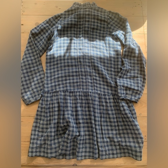 RARE Doen kids Bleu cottage dress in plaid NWT - Picture 7 of 8